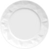 Jogo 6 Pratos Raso Edros 27cm Porcelana Branca Germer