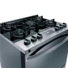 Fogão 5 Bocas Inox Mesa De Vidro Turbo Chama Brastemp - Image 2
